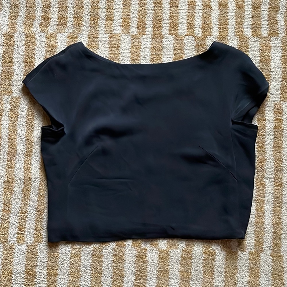 Milly silk box top
